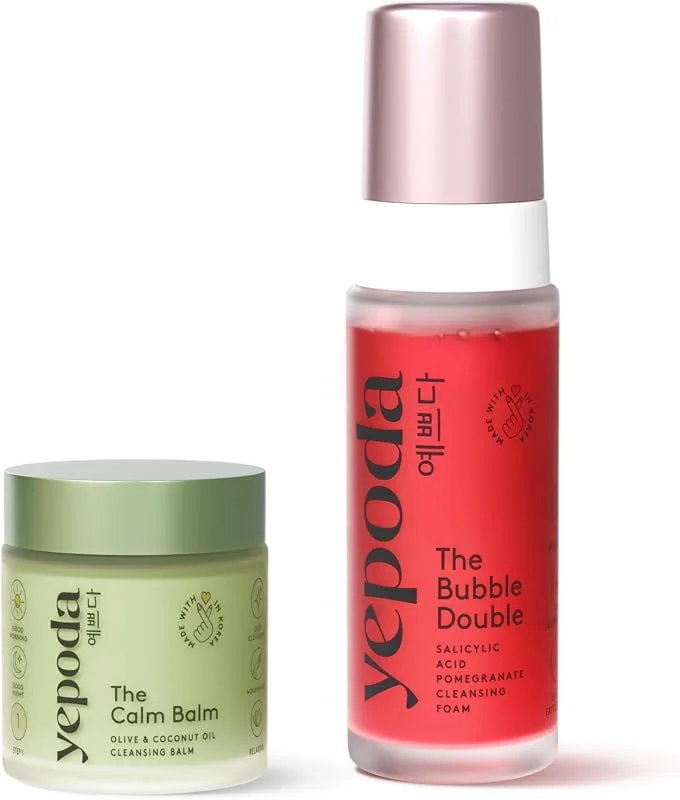 Yepoda Duo Double Nettoyage à l'Huile d'Olive & à l'Acide Salicylique : Baume — Soin de la peau