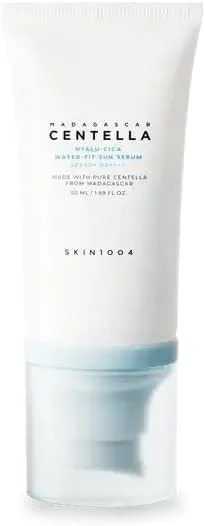 SKIN1004 Hyalu-Cica Water-Fit Sun Serum Visage 50 ml –Hydratant à l’Acide — Soin de la peau