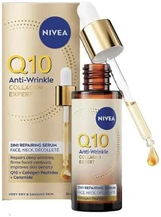 NIVEA Q10 Collagen Expert Sérum visage 3 en 1 30 ml — Soin de la peau