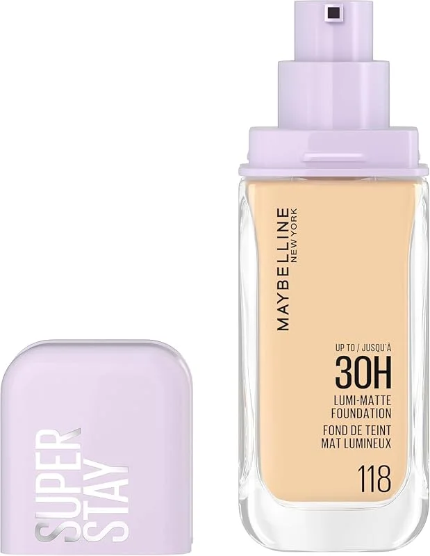 Maybelline New York Superstay 30H Lumi-Matte Fond de Teint 118 35ml — Maquillage