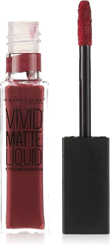 GEMEY MAYBELLINE Color Sensational Vivid Matte Rouge à Lèvres Liquide 45 Possessed Plum — Maquillage