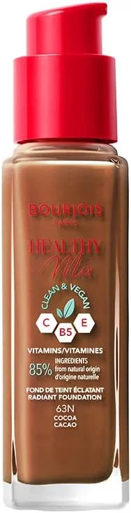 Bourjois - Fond de teint Healthy Mix Clean - 63 N Cacao — Maquillage