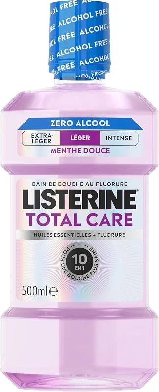 Listerine Bain de Bouche Total Care Sans Alcool Goût Léger 500 ml — Complements alimentaires