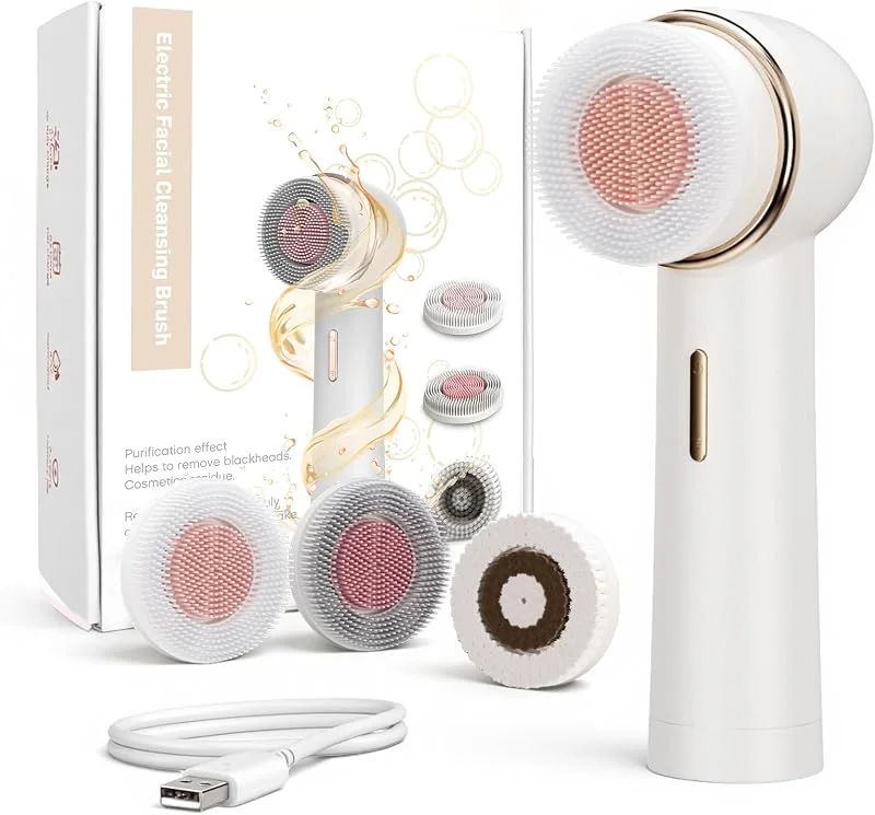 Brosse Visage Electrique Rotation Bidirectionnelle Cadeaux pour Adolescent — Soin de la peau