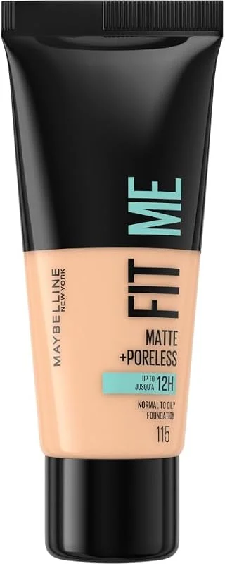 Maybelline New York Fit Me Fond de Teint Fluide Matifiant 115 Ivoire 30ml — Maquillage