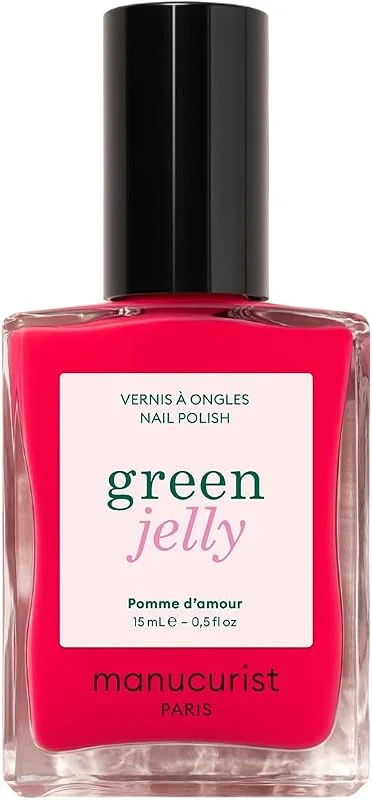 Manucurist Vernis Jelly Pomme d’Amour Green™ Rose Framboise Brillant — Maquillage