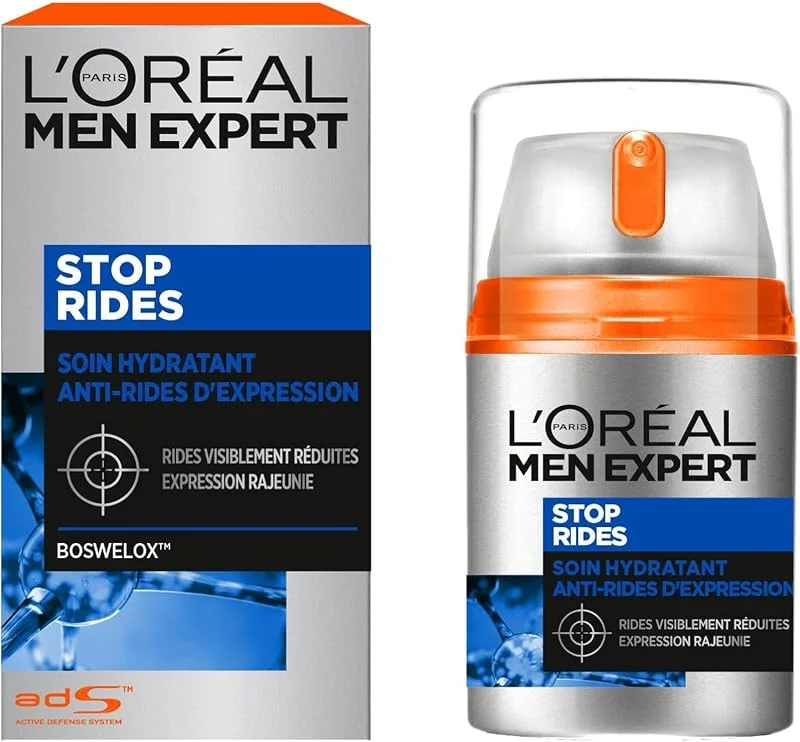 L'Oréal Men Expert Stop Rides Soin Anti-Âge Homme Boswelox 50ml — Soin de la peau