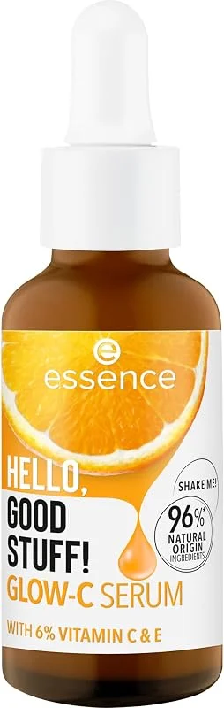 essence HELLO, GOOD STUFF! GLOW-C SERUM, polissant, avec vitamines, protecteur — Soin de la peau