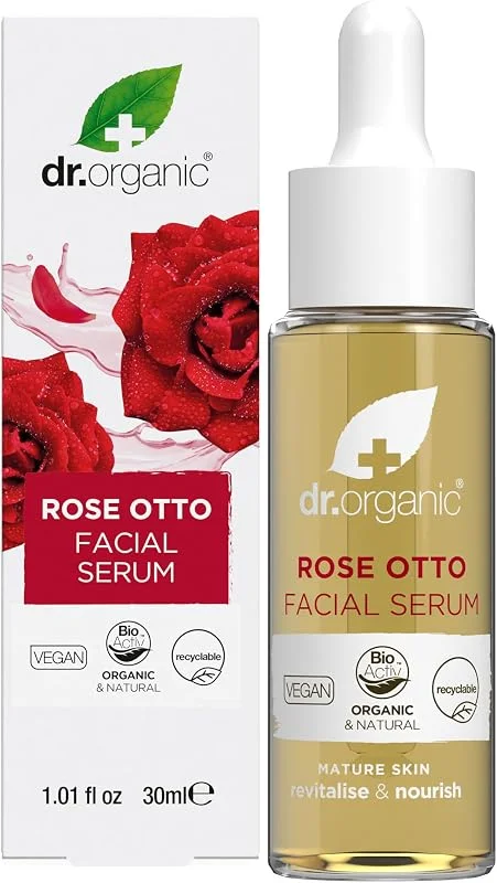 Dr. Organic Sérum Visage à la Rose Bio 30 ml — Soin de la peau