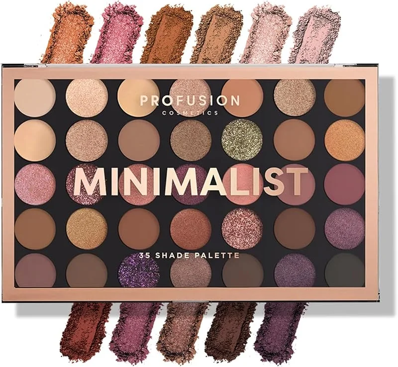 Profusion Cosmetics Palette de fards à paupières minimaliste de 35 nuances, soyez — Maquillage