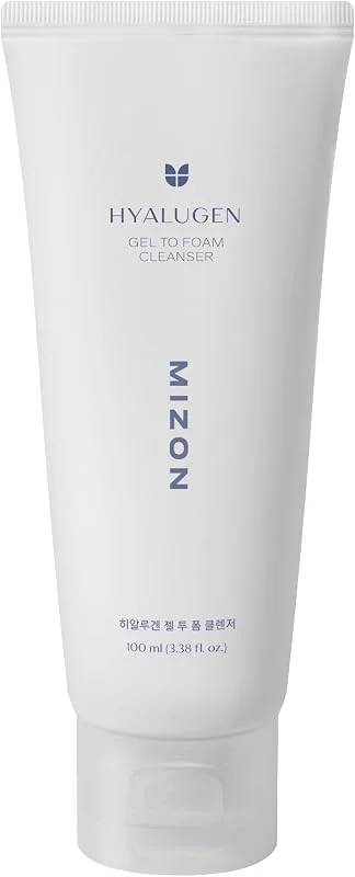 [MIZON] HYALUGEN FOAM TO CLEANSER (100 ml) Soin de la peau coréen – Du gel à l'éclat – Le nettoyant