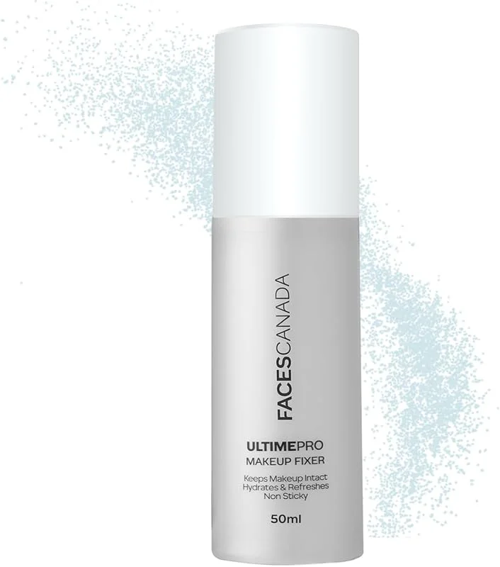 FACES CANADA Ultime Pro Makeup Fixer, 50 ml, Spray fixant longue durée, Reste intact — Maquillage