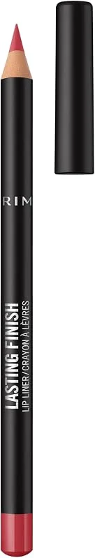 Rimmel Lasting Matte Lip Liner 195 Sunset Pink, crayons à lèvres, rouge à lèvres mat — Maquillage