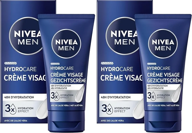 NIVEA MEN Protect & Care Soin Confort Hydratant (1 x 75 ml), Soin visage enrichi — Soin de la peau