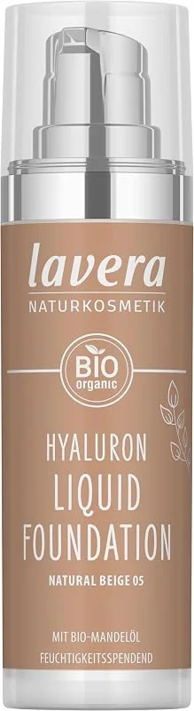lavera Fond de teint Hyaluron Natural Ivory 01 30 ml Hyaluron & Amande — Maquillage
