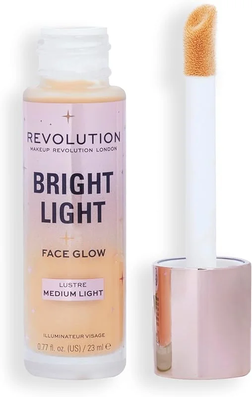 Revolution Bright Light Face Glow, Lueur Éclatante pour le Visage, Teint Lumineux — Maquillage
