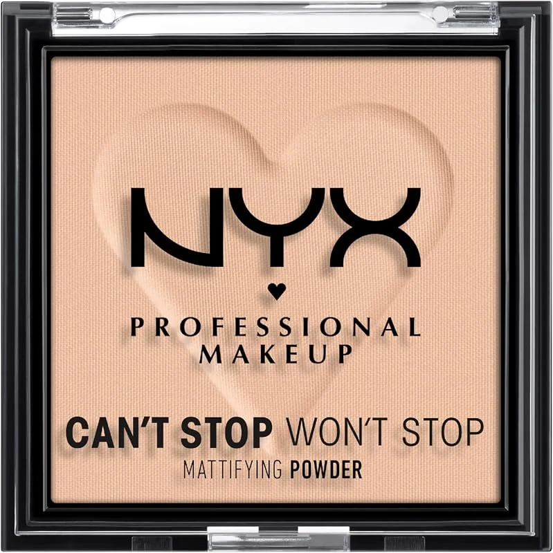 NYX PM Poudre Matifiante Can't Stop Won't Stop Light Medium — Maquillage