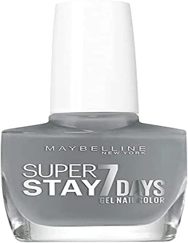 Maybelline New York Vernis Ongles Gel Super Stay 7 Days Urban Steel 909 — Maquillage