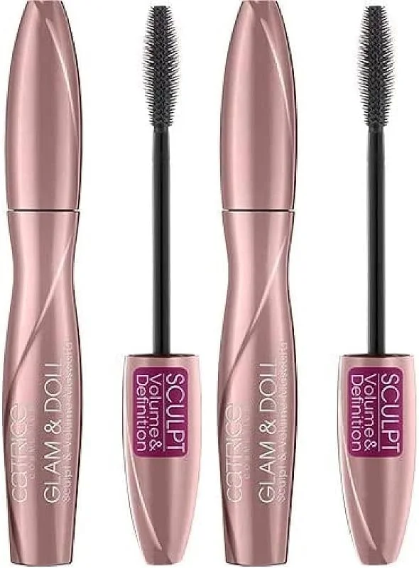 Catrice - Mascara Glam & Doll Sculpt & Volume - 10 Black (Lot de 2) — Maquillage
