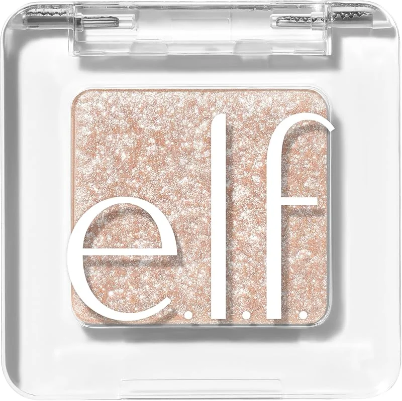 e.l.f. Fine as Fleck Glitter Eyeshadow Fard à paupières avec paillettes, texture douce, maquillage