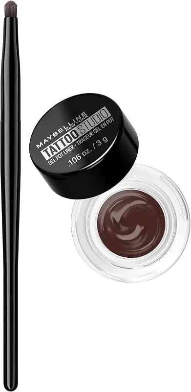 Maybelline New York Eye Studio Lasting Drama Gel Eyeliner, Brown [952], 0.106 oz by — Maquillage