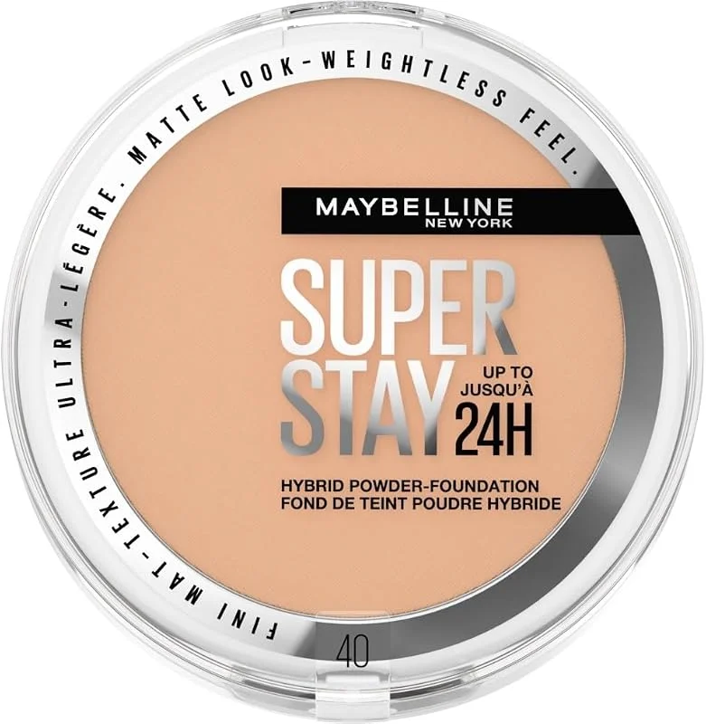 Maybelline New York Superstay 24H Fond de Teint Poudre Waterproof 40 53g — Maquillage