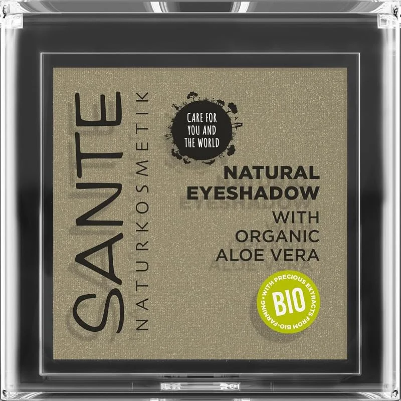 SANTE Naturkosmetik Ombre à paupières Natural Eyeshadow 04 Tawny Taupe - Nuance mate — Maquillage