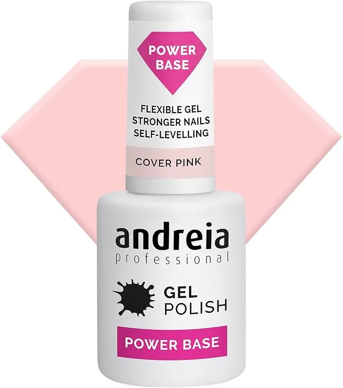 Andreia Professional Vernis à Ongles Rose Power Base - Base Haute Viscosité pour les — Maquillage