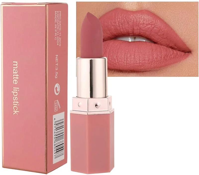 Rouge À Lèvres Mat Velouté Étanche Longue Durée Lissage Anti-adhérent Tasse Sexy — Maquillage