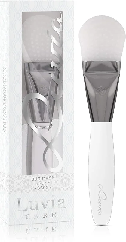 Luvia S502 Pinceau en silicone Duo pour masque, masque et sérum — Soin de la peau
