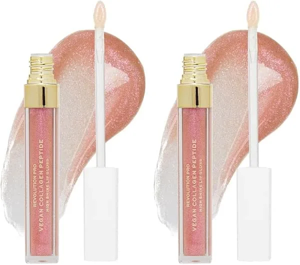 Revolution Pro - Gloss à Lèvres Vegan au Collagène Peptide, Brillant & Hydratant — Maquillage