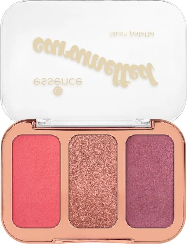 essence caramelted blush palette, palette de blush, N° 01, pigmentée, 11 g — Maquillage