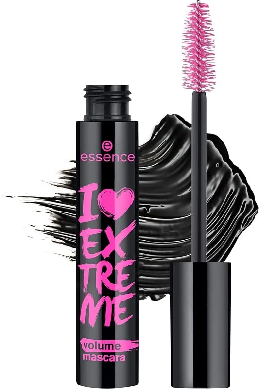 essence I LOVE EXTREME volume mascara 01, Mascara Ultra-Noir — Maquillage