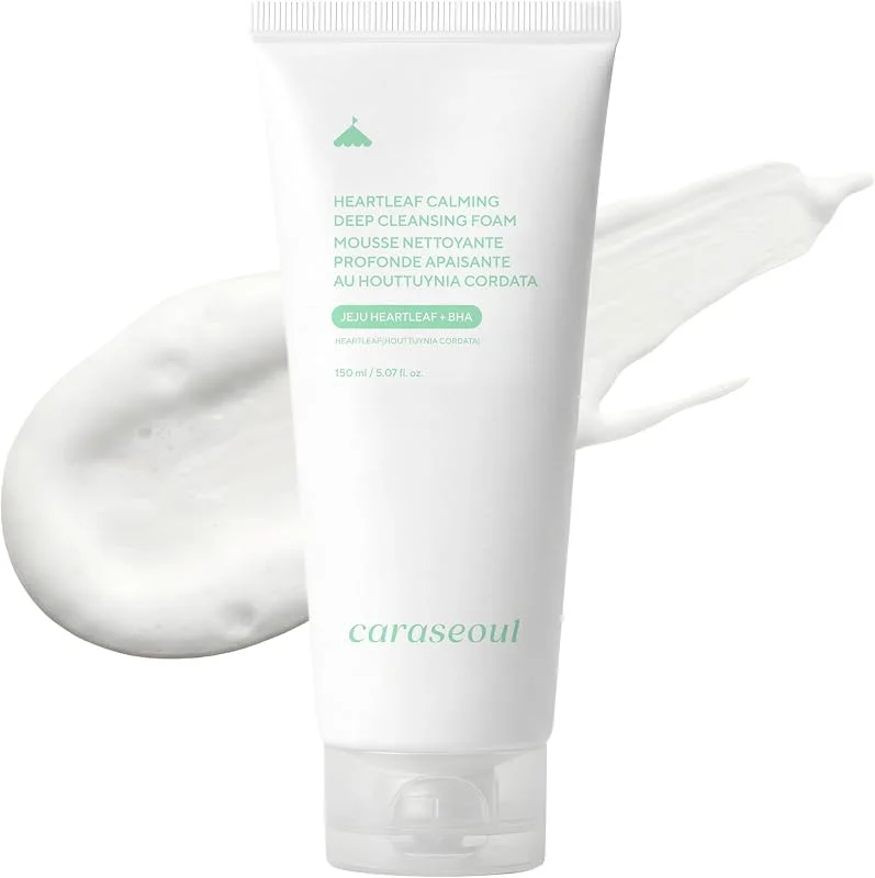 caraseoul Heartleaf Mousse Nettoyante Apaisante Profonde (150ml) — Soin de la peau