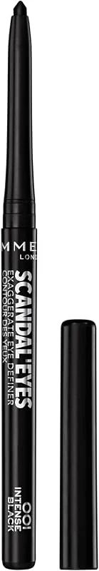 Rimmel Crayon Scandaleyes Exaggerate Eye Definer, 001 Intense Black, 0.35g — Maquillage