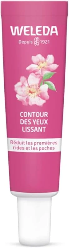 WELEDA - Contour des Yeux lissant Rose Musquée & Thé blanc - NATRUE - 12ml — Soin de la peau