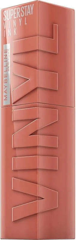 Maybelline New York SuperStay Vinyl Ink Rouge à Lèvres Liquide Golden 105 — Maquillage