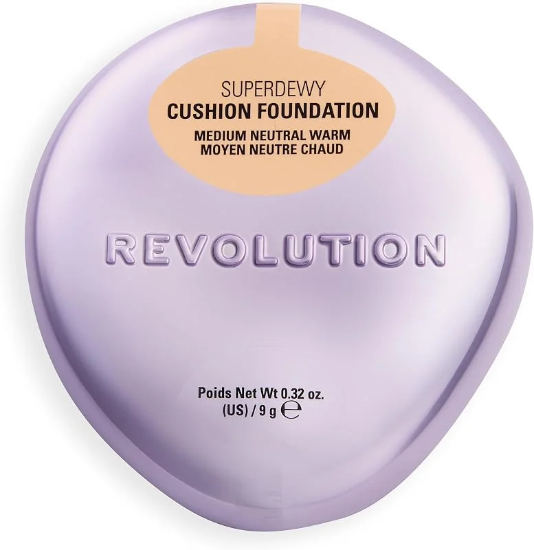Revolution Superdewy Cushion Foundation, Très Clair Neutre — Maquillage