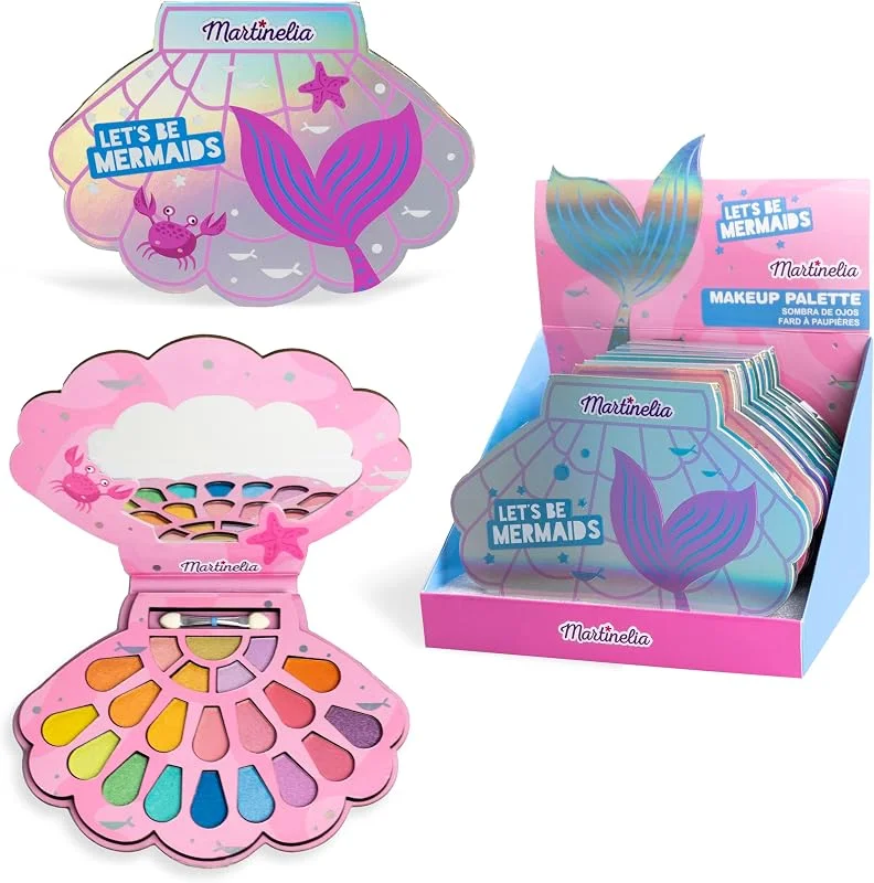 MARTINELIA - Palette de Fards à Paupières Sirène Pour Enfant - Assortiment de 21 Fards à Paupières