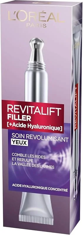 L'Oréal Paris Revitalift Filler Soin Contour Yeux Acide Hyaluronique 15ml — Soin de la peau