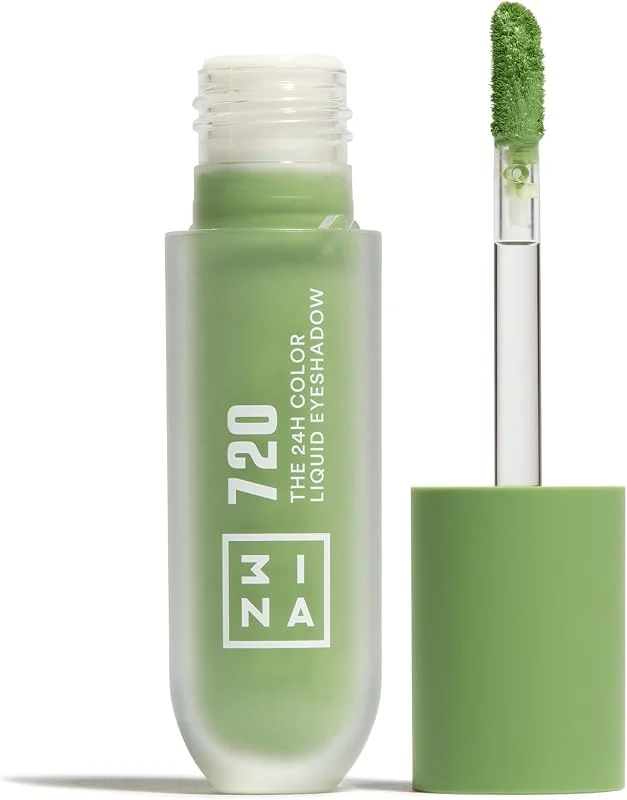 3INA - The 24H Color Liquid Eyeshadow 720 - Vert matcha - Ombre — Maquillage
