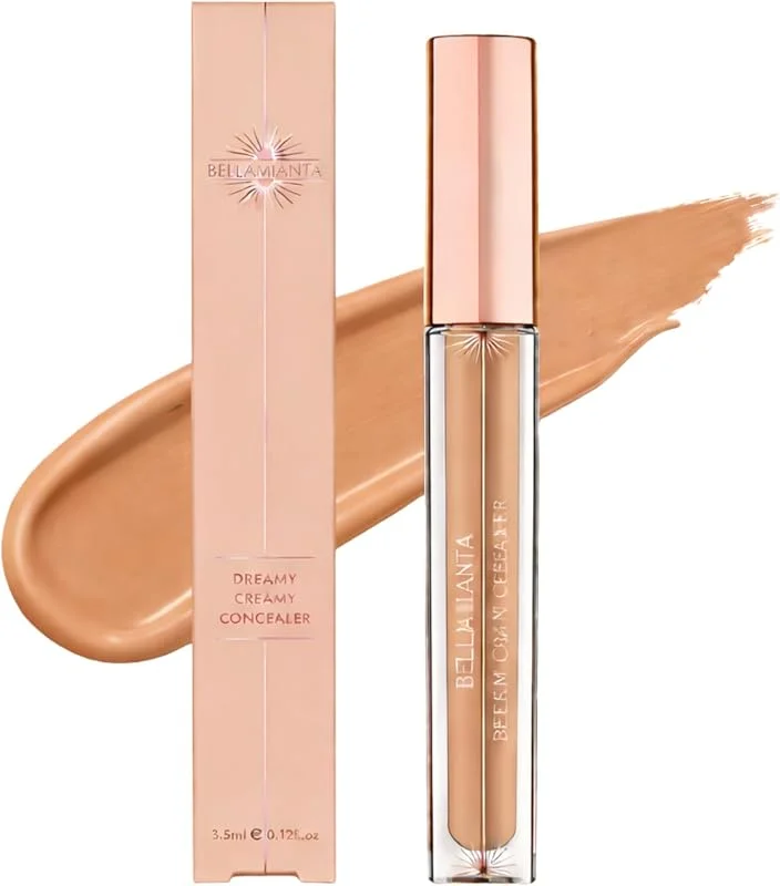 Bellamianta Anti-cernes crémeux hydratant, longue durée, couverture complète — Maquillage