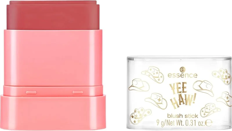 essence YEE HAW! blush stick, hautement pigmenté, mat (9g) — Maquillage