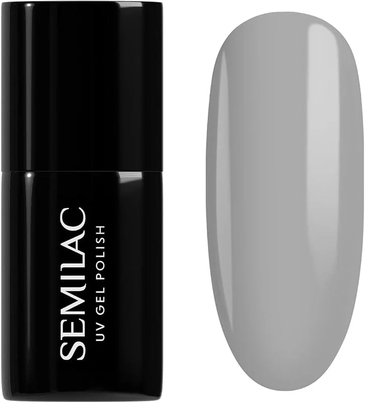 Semilac Vernis à ongles gels semi-permanents UV 105 Stylish Gray 7ml — Maquillage
