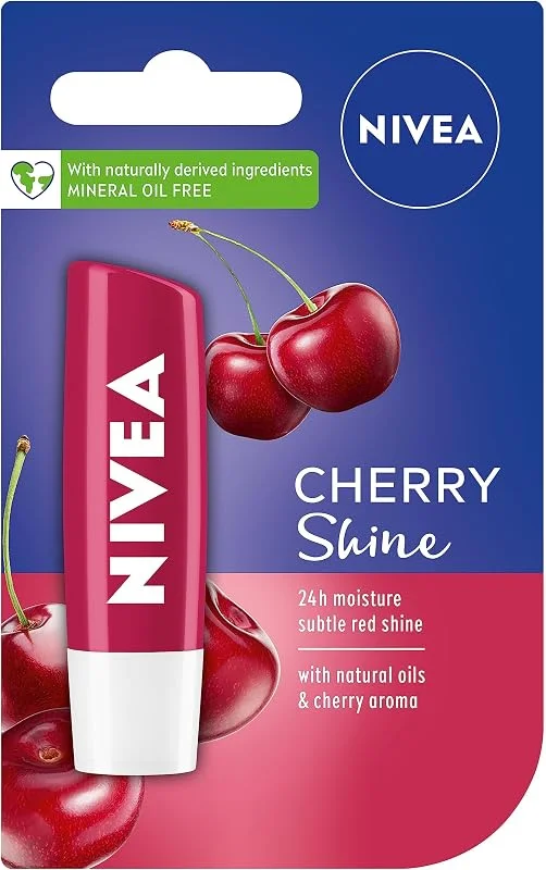 Nivea, A Kiss of Cherry, Fruity Lip Care, 0.17 oz (4.8 g) — Maquillage