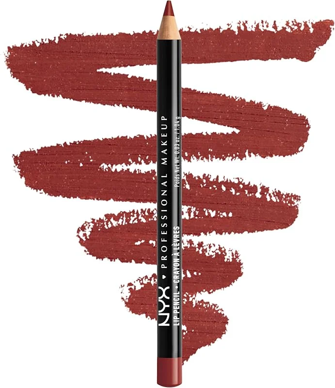 Nyx Cosmetics Crayon à Lèvres Fin Auburn — Maquillage