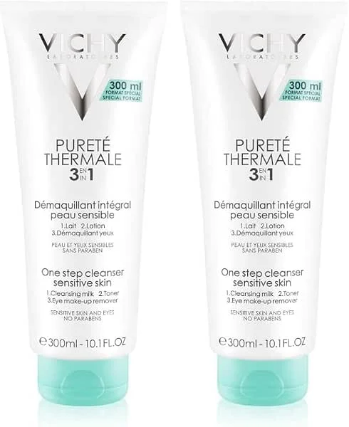 Vichy, Pureté Thermale, Démaquillant Intégral, Utilisation 3-En-1 Lait Lotion et — Soin de la peau