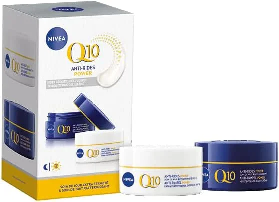 NIVEA Q10 Coffret Soins Visage Anti-Rides Power, 2 produits — Soin de la peau