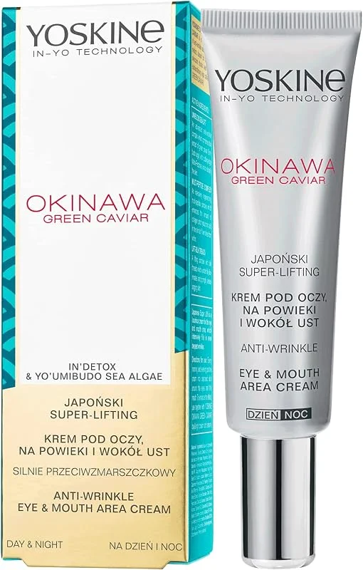 Yoskine Okinawa Green Caviar Crème anti-rides contour des yeux et de la bouche — Soin de la peau