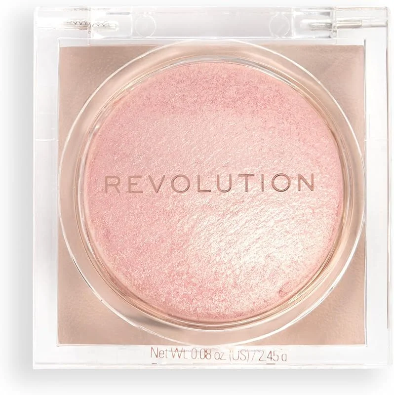 Makeup Revolution Beam Bright Highlighter, All Over Face Glow, Powder To Liquid — Maquillage